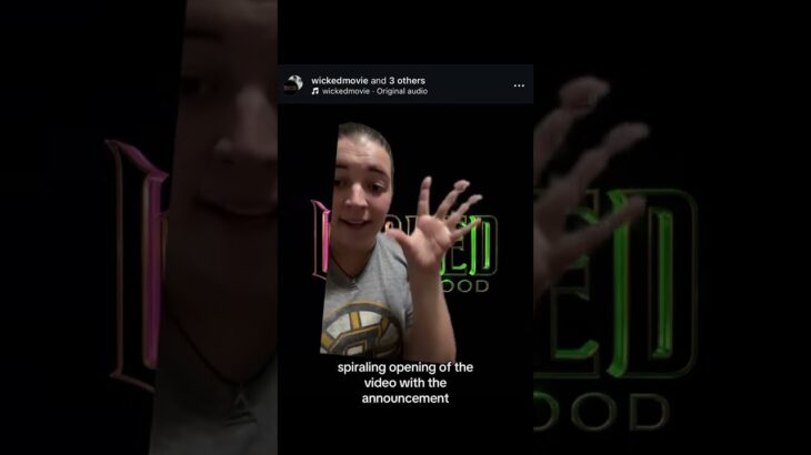 Slowly uploading my videos here from TikTok #wicked #wickedmusical #forgood #defyinggravity #movies