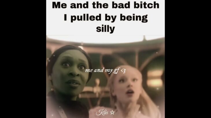 she’s my elphaba chat 💚❤️🫶🏻🫶🏻 #wicked #edit #gelphie #elphaba #glinda #wickedmusical #wlw #fyp #lgbt