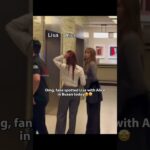 Omg, fans spotted Lisa with Alice in Busan today 😍 #lisa #blackpink #fyp