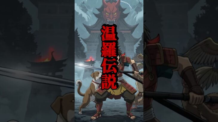 桃太郎のモデルとなった鬼人「温羅伝説」を知っていますか？ #都市伝説 #神話 #aiart #歴史 #shorts