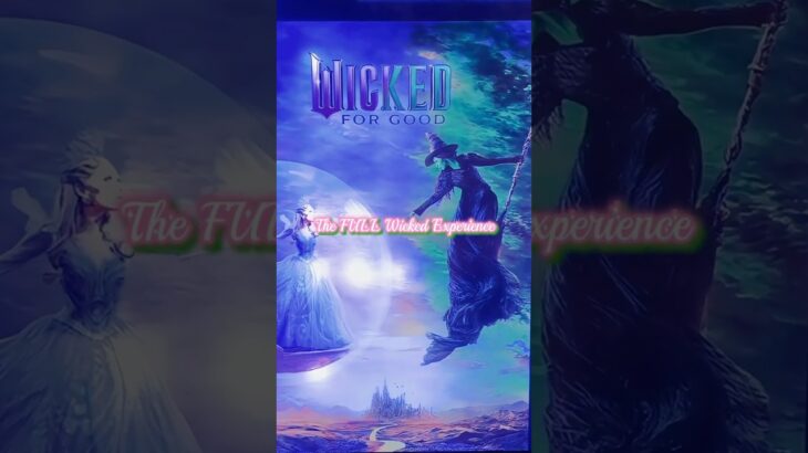 Watch the vlog for more 💚💖 #wlw #lgbtqcouple #vlog #wicked #wickedmovie