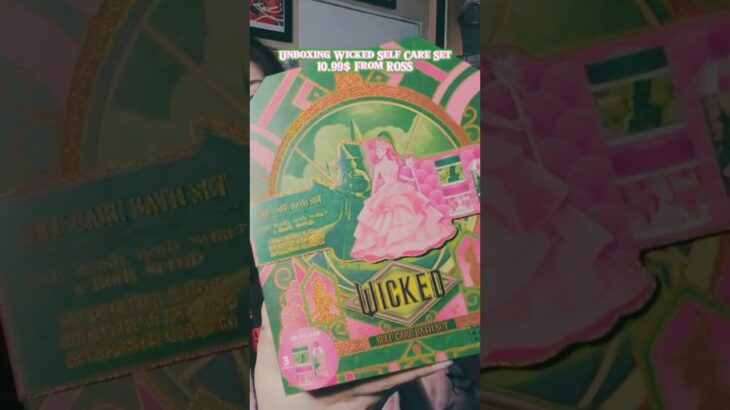 Wicked spa set from Ross! ✨ #wicked #wickedmusical #ross #hygieneproducts #wlw