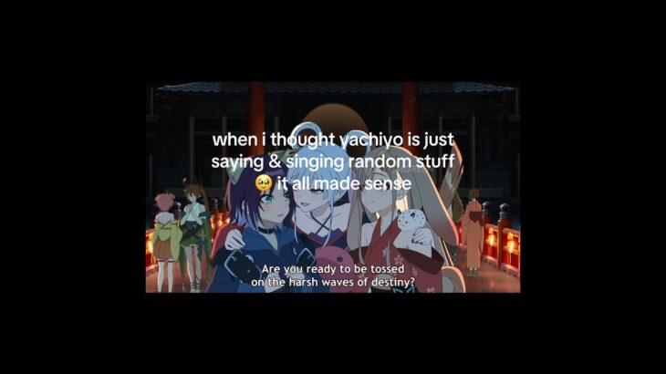 All she said meant something 🥹 #cosmicprincesskaguya #yachiyo #kaguya #iroha #yuri #yurianime