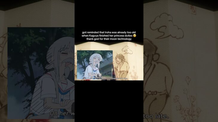 so glad that kaguya’s technology is advanced enough 😭 #cosmicprincesskaguya #yuri #iroha