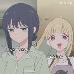 Iroha and kaguya from cosmic princess kaguya #anime #cosmicprincesskaguya