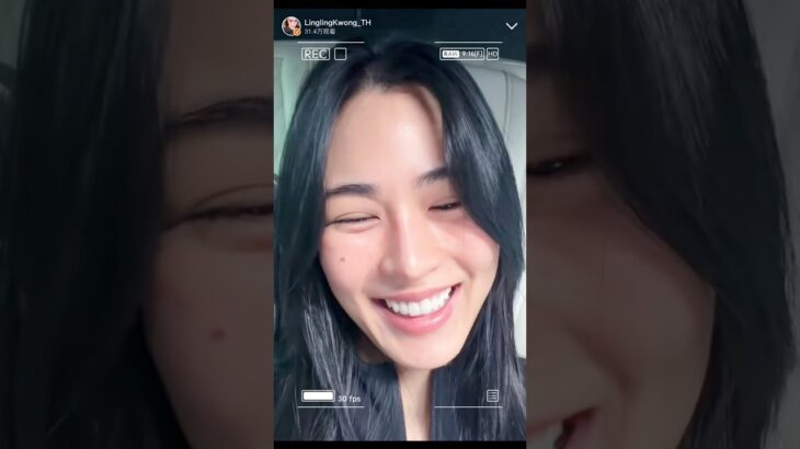 Ling’s smile is so adorable😭🤏 It’s so pretty too!🥹 the way she kiss byebye melt my❤️🫠😖#lingorm