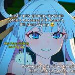so thats why Fushi is grumpy 😭 #cosmicprincesskaguya #yuri #anime