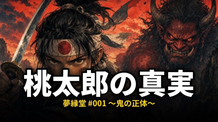 桃太郎の真実 〜温羅伝説と千五百年前の歴史〜【民俗学/朗読】| 夢縁堂 #001