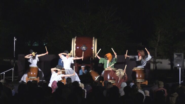 備中温羅太鼓「温羅～晴れ晴れ～ダンダンダダン」　／　2026 春の吉備路 幻想の饗宴 （五重塔ﾗｲﾄｱｯﾌﾟｲﾍﾞﾝﾄ）