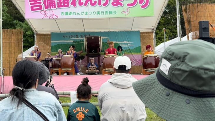 温羅童太鼓 吉備路れんげまつり 岡山県総社市 備中国分寺 2026.04.29